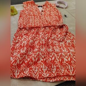 Cynthia Rowley Red and White Kids Formal Dress